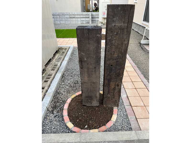 門柱、塀K邸